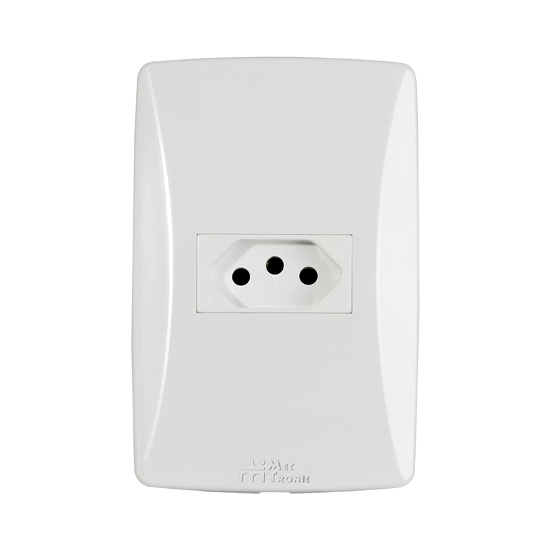 TOMADA SIMPLES 2X4 10A BCA PETRA