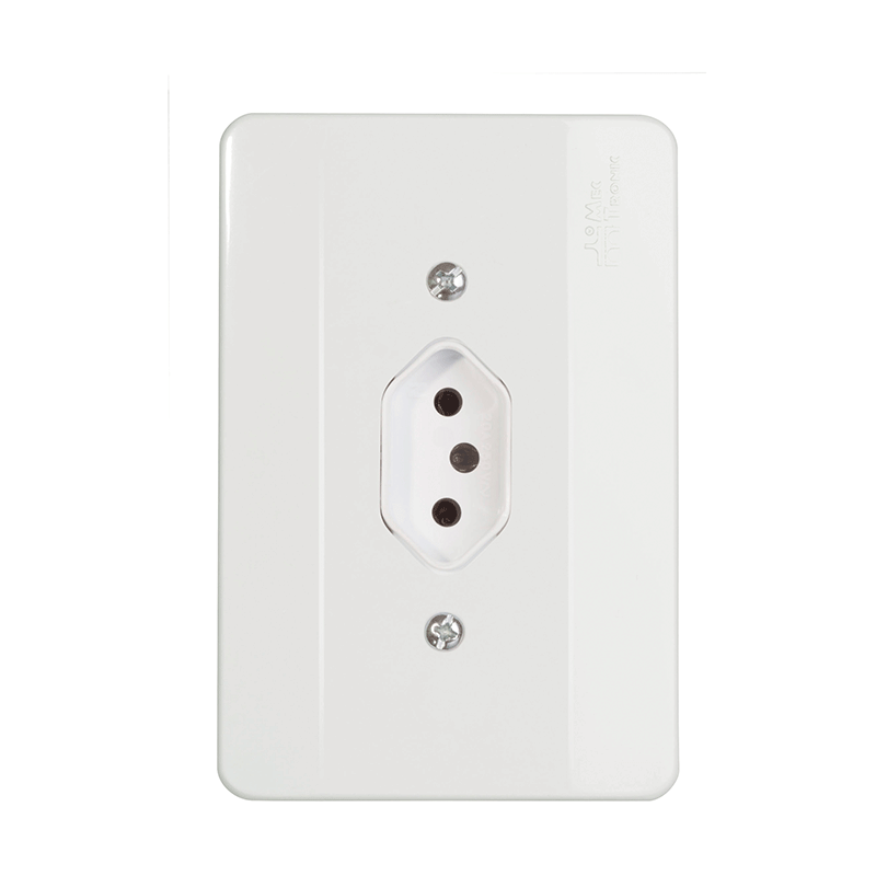 TOMADA SIMPLES 2X4 20A BCA VERTICAL MILLENIUM