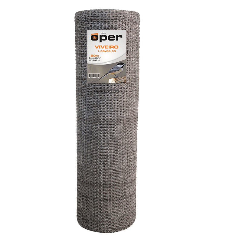 TELA ARAME VIVEIRO F24 0.80X50MT OPER