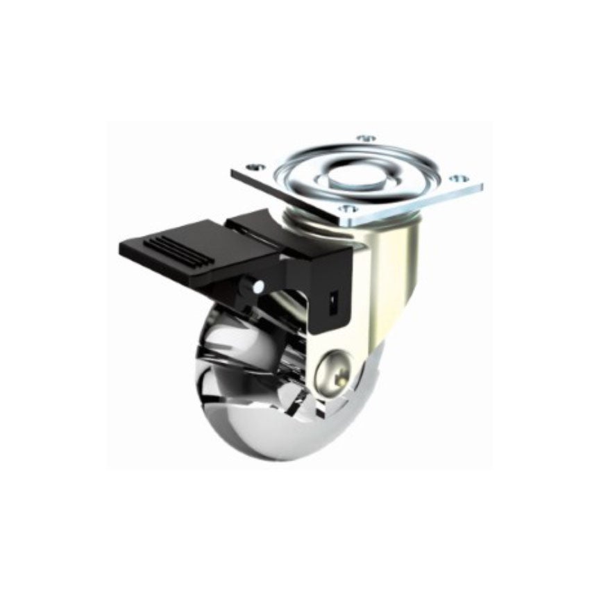 RODIZIO GIRAT C/FRE 50MM GEL 40KG C/PLACA SOPRANO