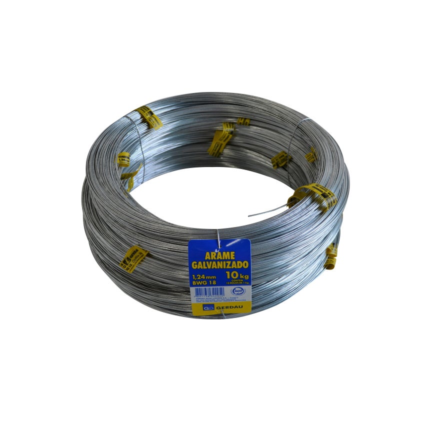 ARAME GALV 18 1.24MM 1KG GERDAU
