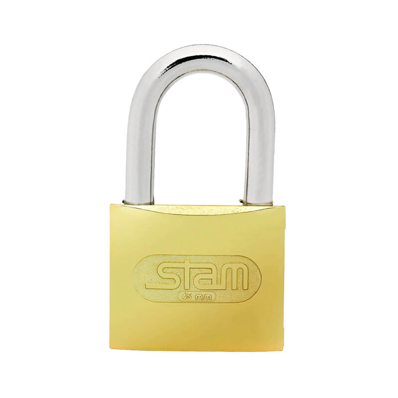 CADEADO LATONADO 45MM STAM