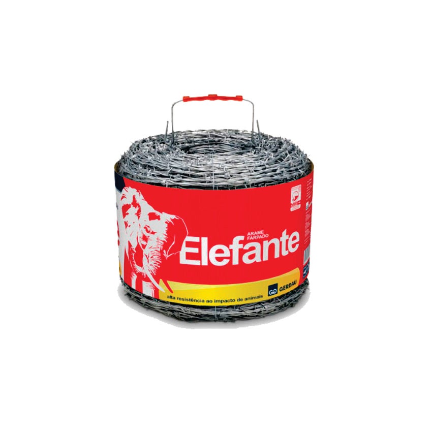 ARAME FARPADO 400MT ELEFANTE GERDAU