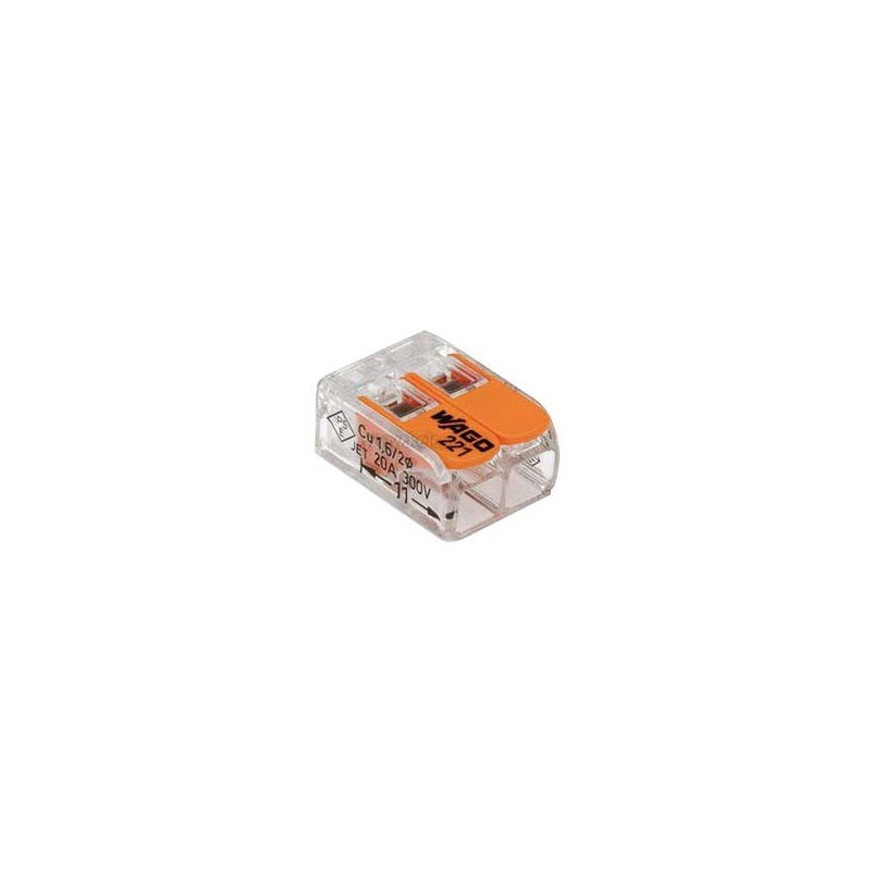 CONECTOR EMENDA 2POLO 0.14-4MM WAGO