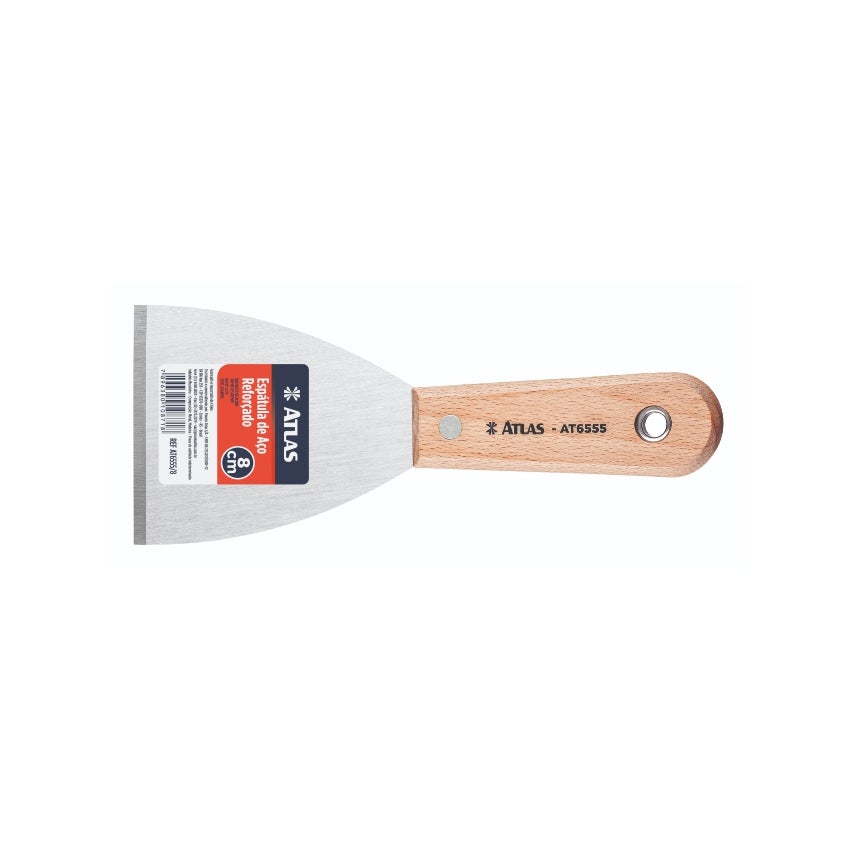 ESPATULA ACO 08CM CB MAD ATLAS