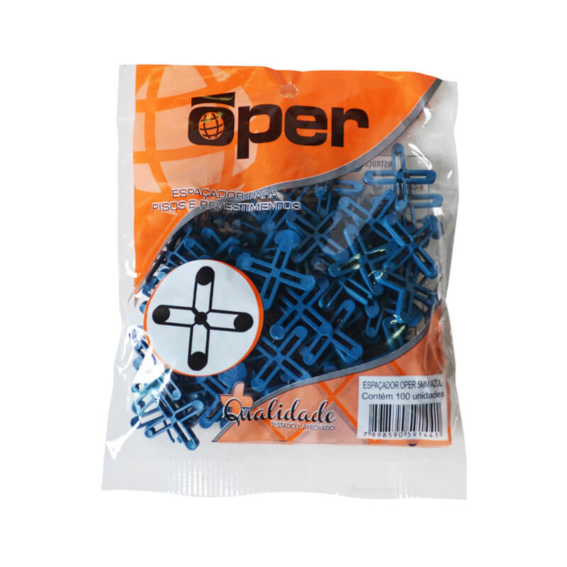 ESPACADOR P/PISO 05.0MM AZL OPER