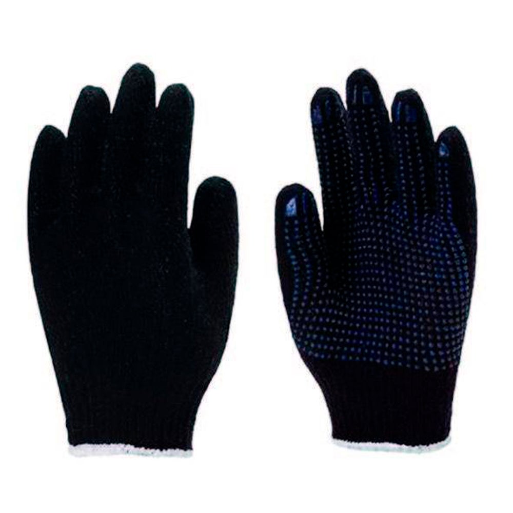 LUVA MALHA LISA PTA C/PIG LEVE 3 FIOS IMBAT