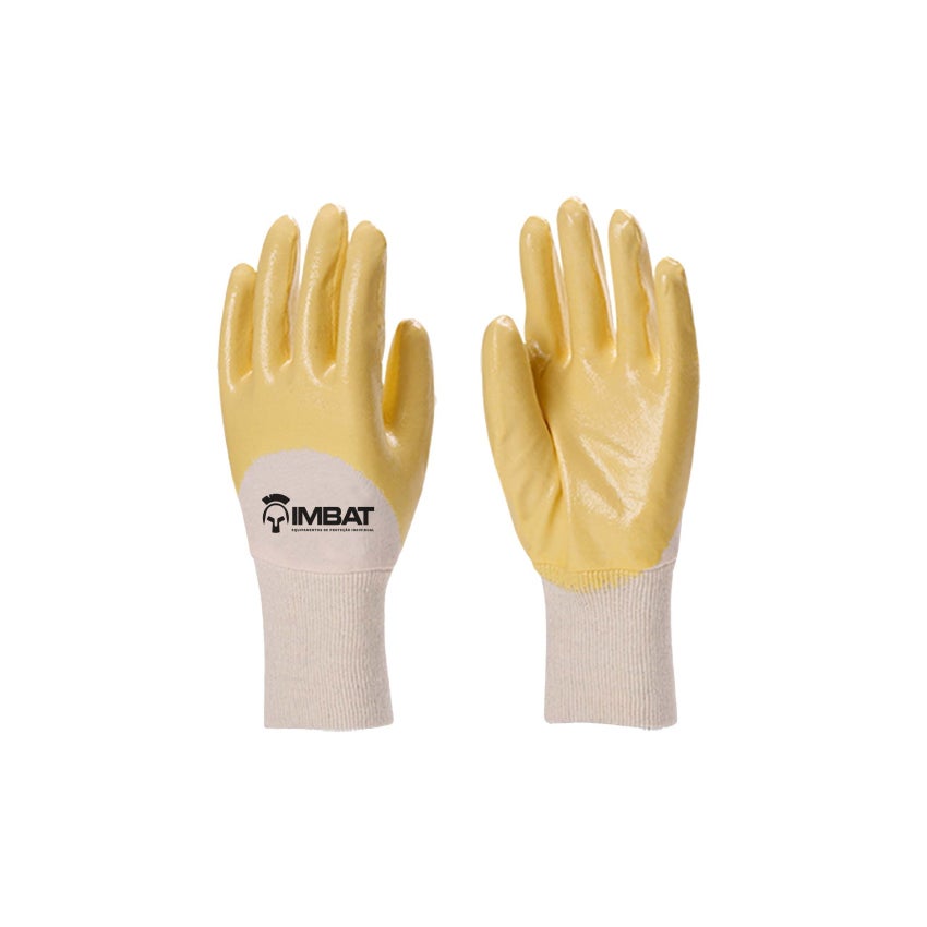 LUVA MALHA BANHO NITRILICO AMA T08 IMBAT
