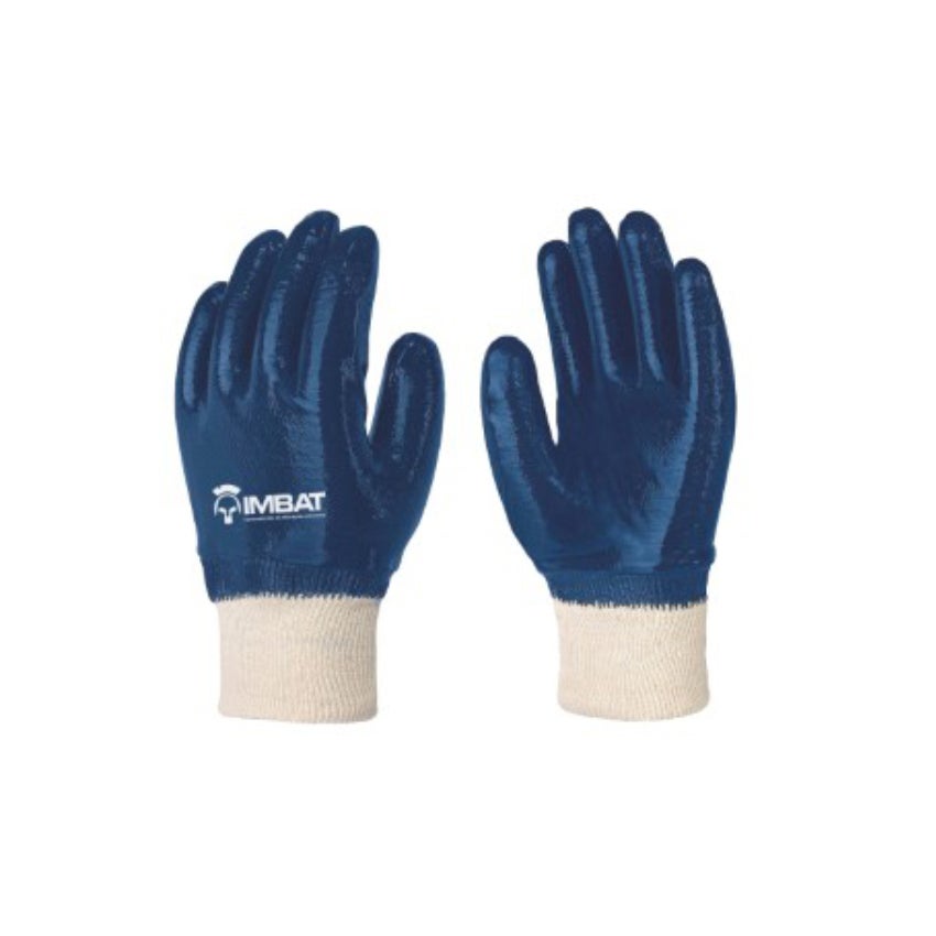 LUVA MALHA BANHO NITRILICO AZL T08 IMBAT