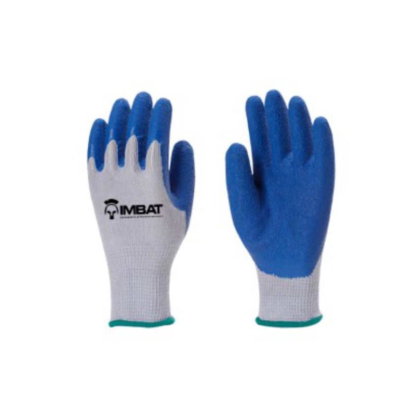 LUVA MALHA BANHO LATEX AZL T09 TRICO IMBAT