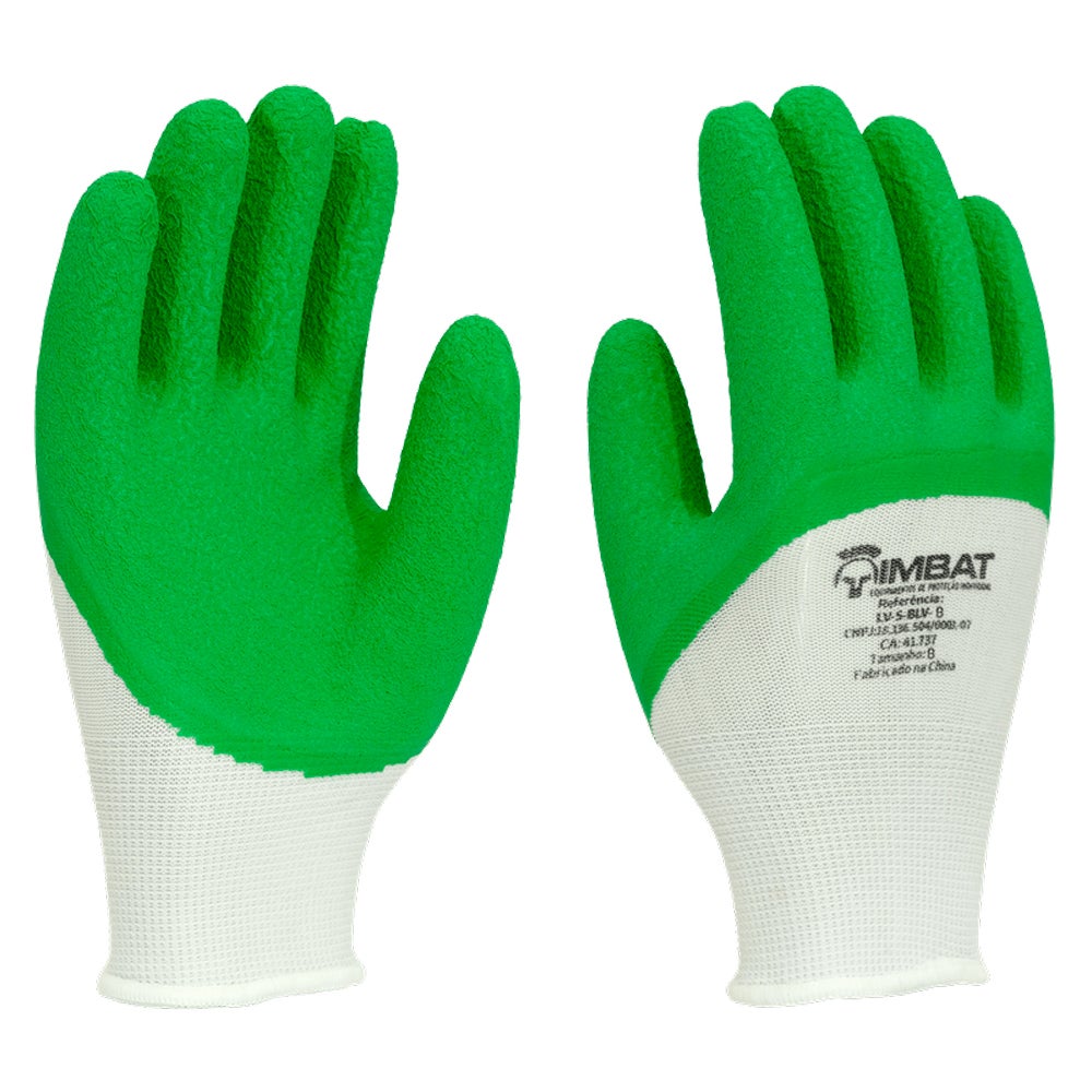 LUVA MALHA BANHO LATEX VDE T08 IMBAT