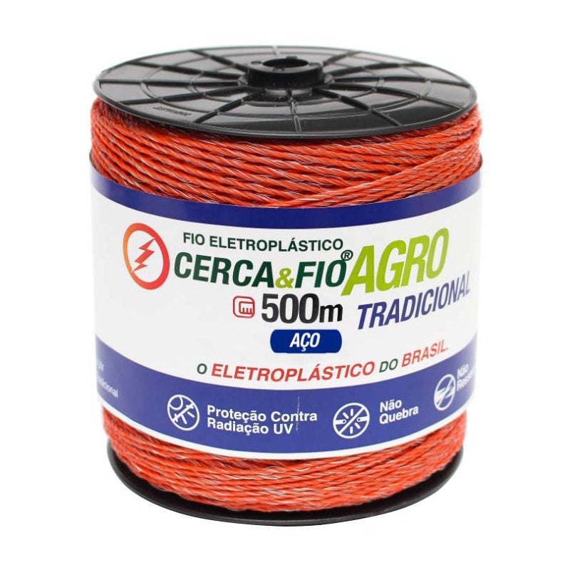 FIO ELETROPLASTICO P/CERCA 500MT LRJ IGECAST