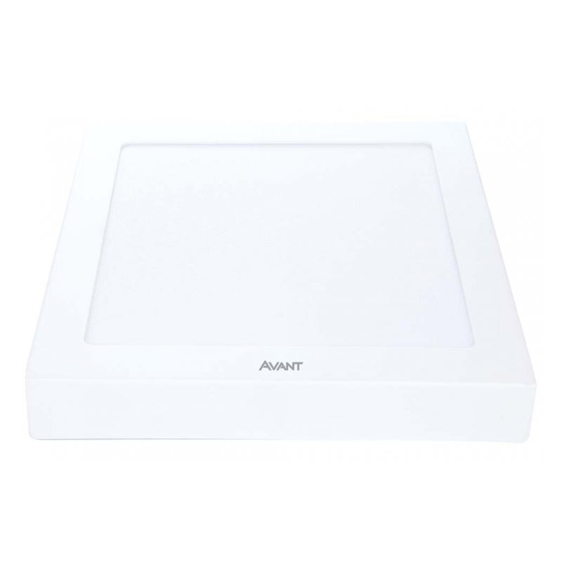 PAINEL LED SOBREPOR QUAD 18W 19CM 6500K AVANT