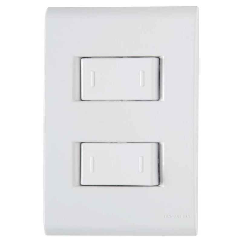 INTERRUP 2TC PLL C/PL 2X4 10A LIZ TRAMONTINA