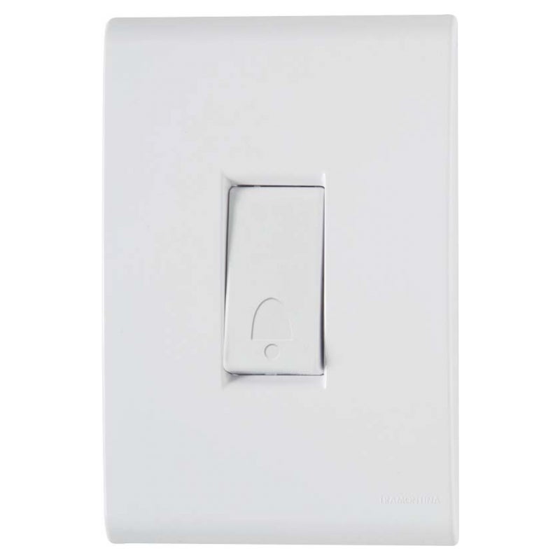 INTERRUP 1TC CAMPAINHA C/PL 2X4 10A LIZ TRAMONTINA