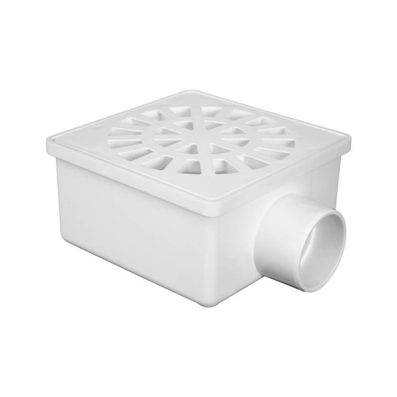 RALO QUAD SIFONADO 100X40MM BCO KRN