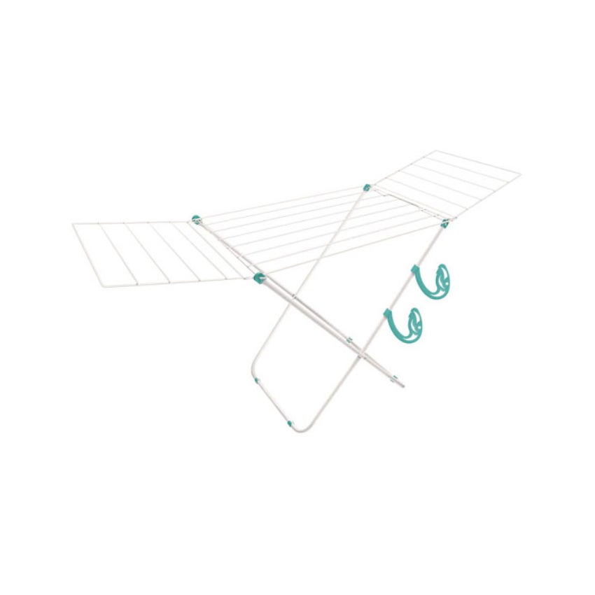 VARAL ROUPA CHAO C/ABA 137X46CM ACO NAPOLE SECALUX