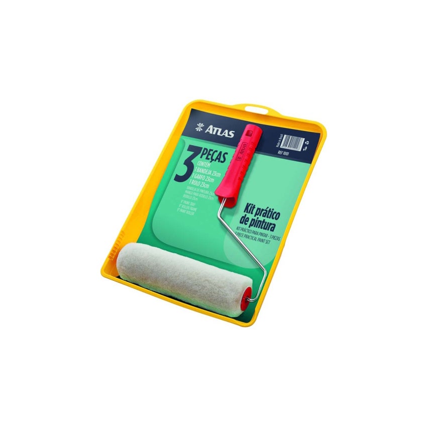 BANDEJA PINTURA 23CM PLAST AMA KIT 03PCS ATLAS