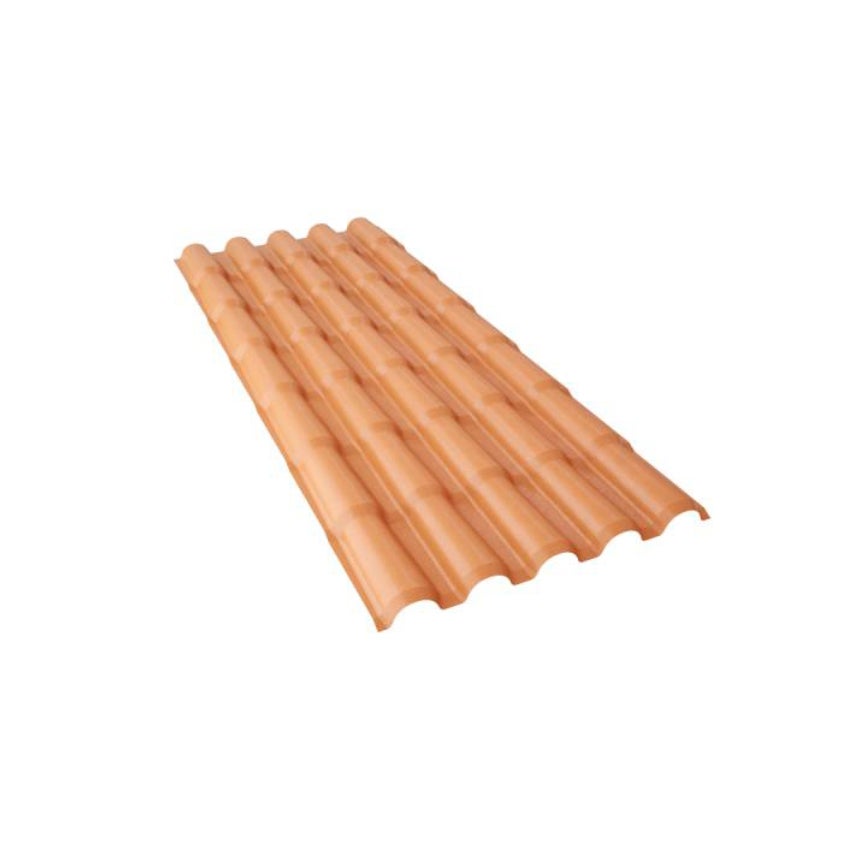 TELHA PVC COLONIAL 230X86 TERRACOTA AFORT