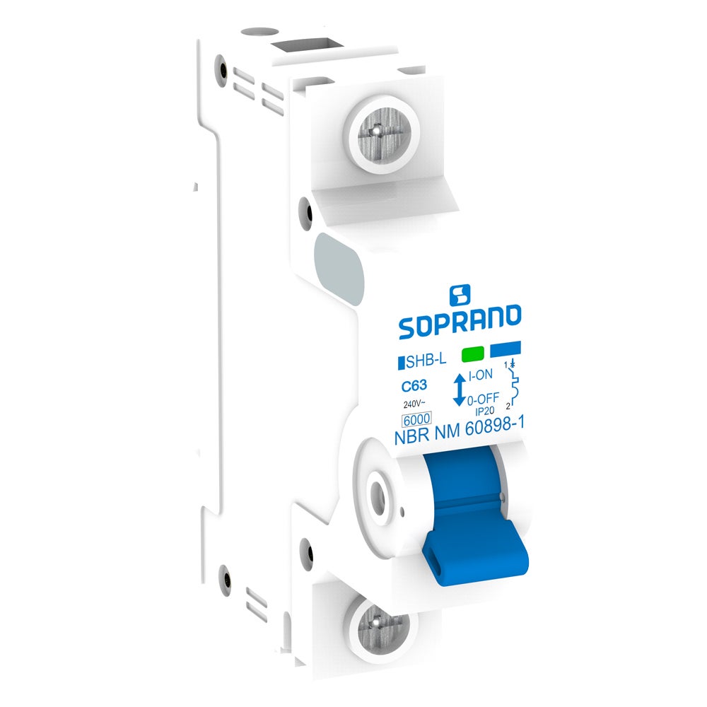 DISJUNTOR UNIPOLAR DIN CEMIG BCO 040A SOPRANO