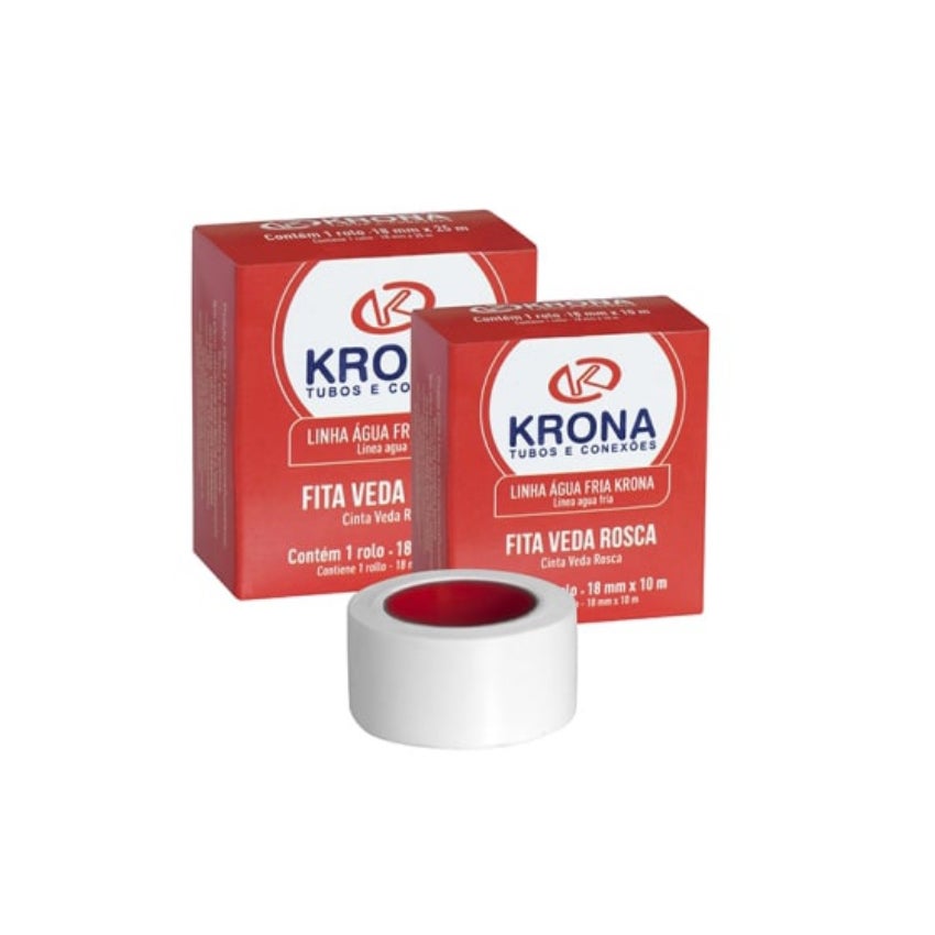 FITA VEDA ROSCA 18MM 25MT KRN