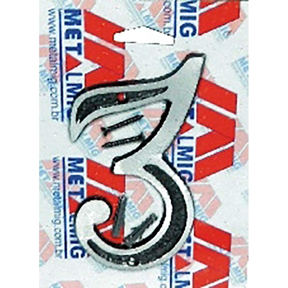 NUMERO 2 12CM COLONIAL ALUM FUNDIDO METALMIG