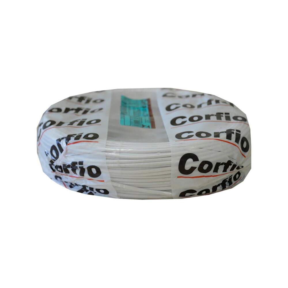 CABO FLEX 04.0MM 100MT BCO CORFIO