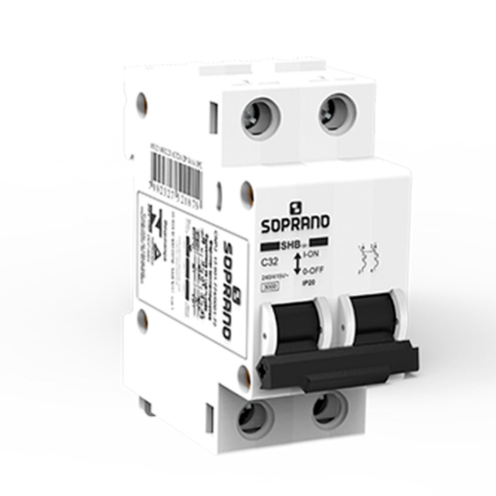 DISJUNTOR BIPOLAR DIN BCO 016A SOPRANO