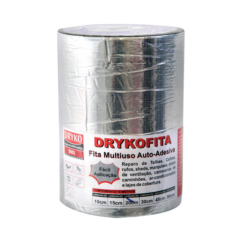 IMPERM FITA 020CM 10MT ALUM DRYKO