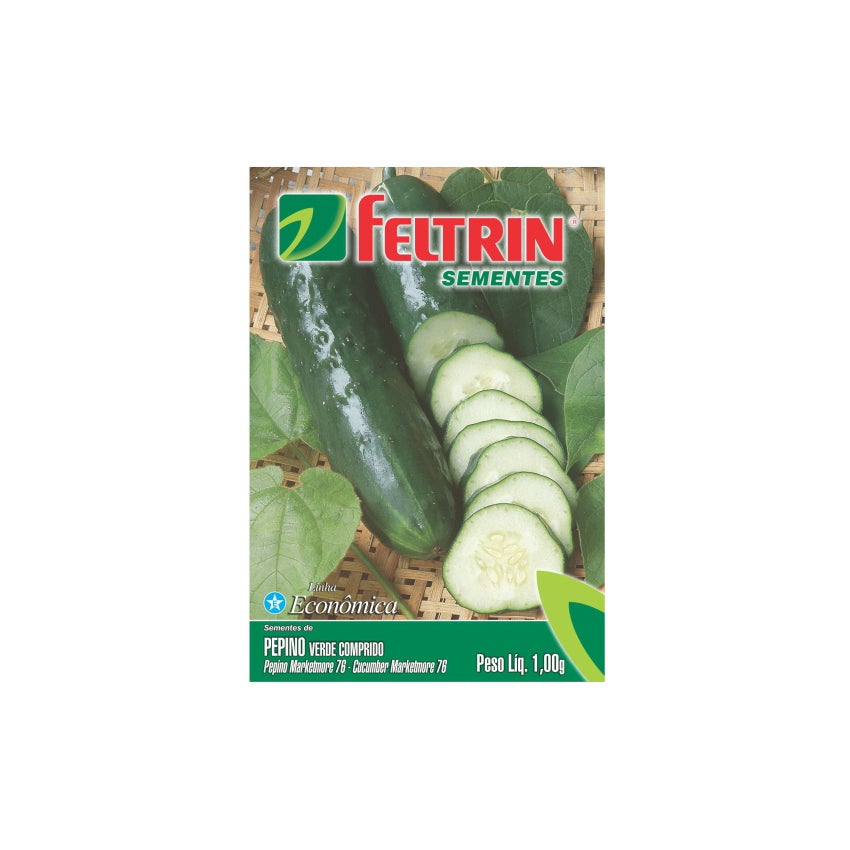 SEMENTE PEPINO VDE COMPRIDO FELTRIN
