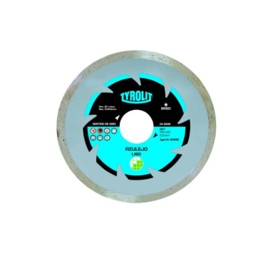 DISCO DIAMANTADO LISO 4.1/2 BASIC TYR