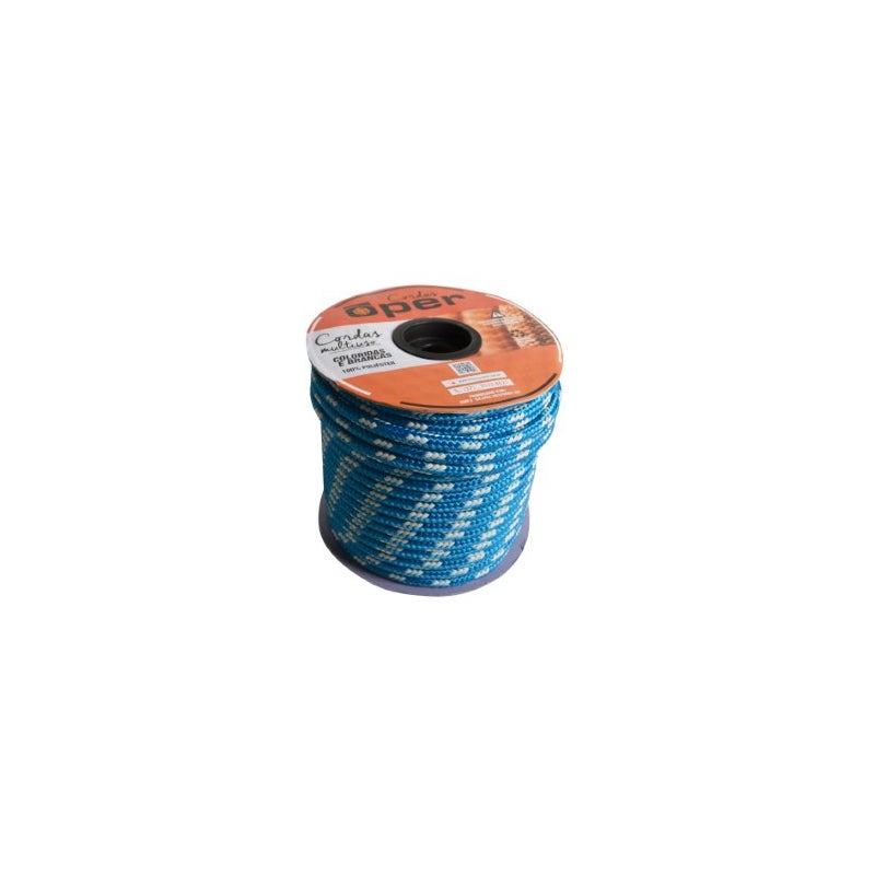 CORDA SEDA CARRETEL 10MM 165MT COLORIDA OPER