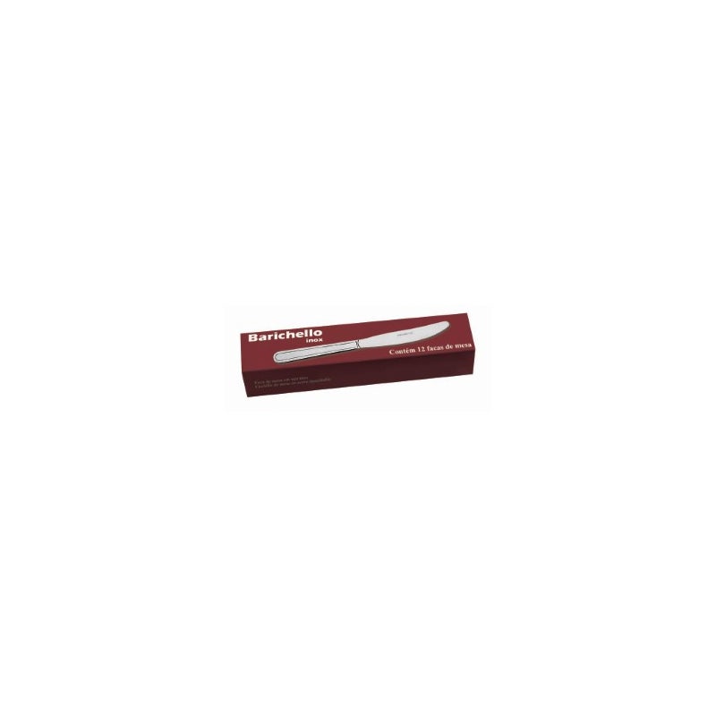 FACA MESA INOX C/12 BARICHELLO