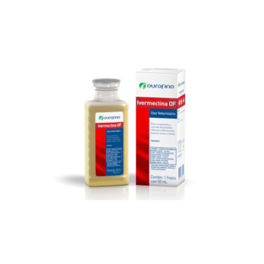 IVERMECTINA INJ 1% 050ML OURO FINO