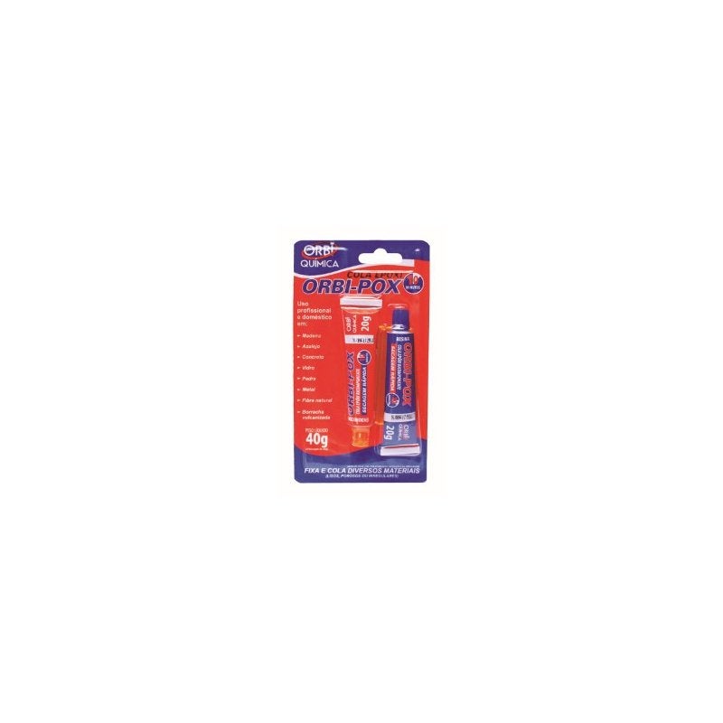 COLA EPOXI LIQ 40G 10MIN TRANSP BICOMPONENTE ORBI