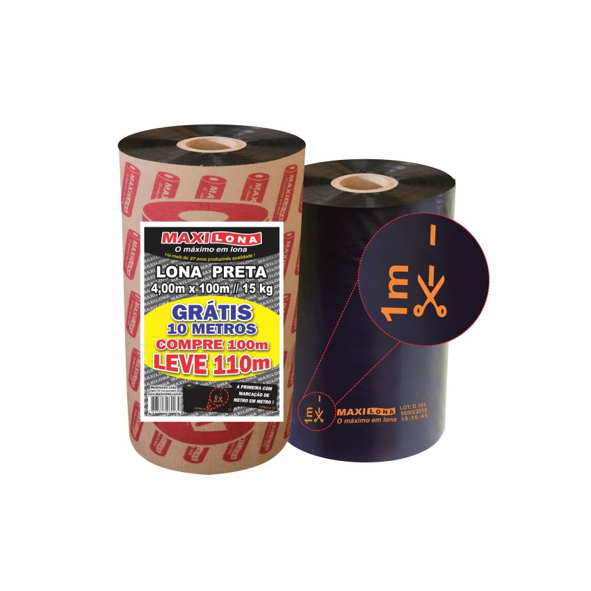 LONA PTA 06X100MT 60KG REF150 10MT MAXILONA