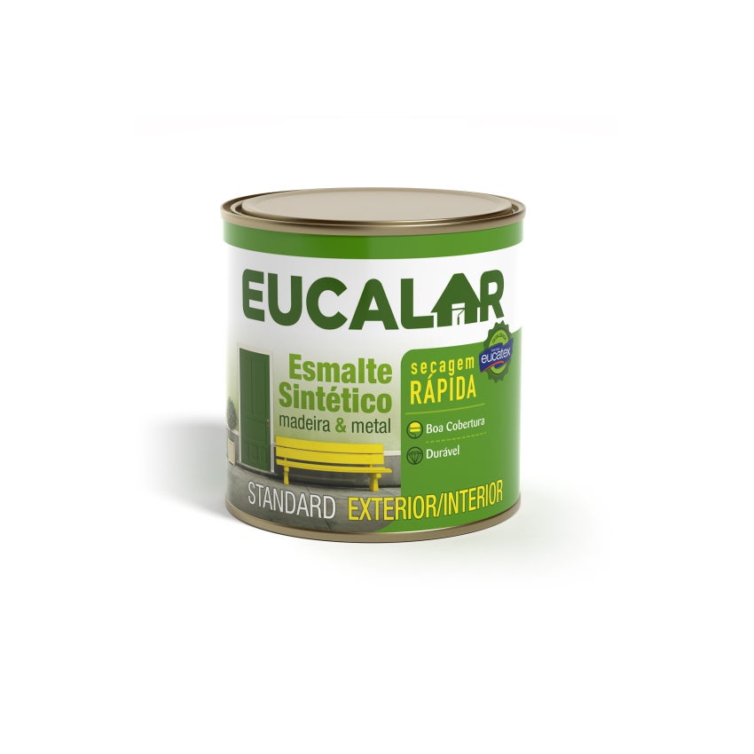 ESMALTE 900ML BRILHANTE EUCALAR CZA MEDIO EUCATEX