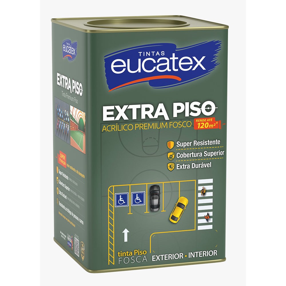 TINTA PISO EXTRA 18L FOSCO PREMIUM AZL EUCATEX