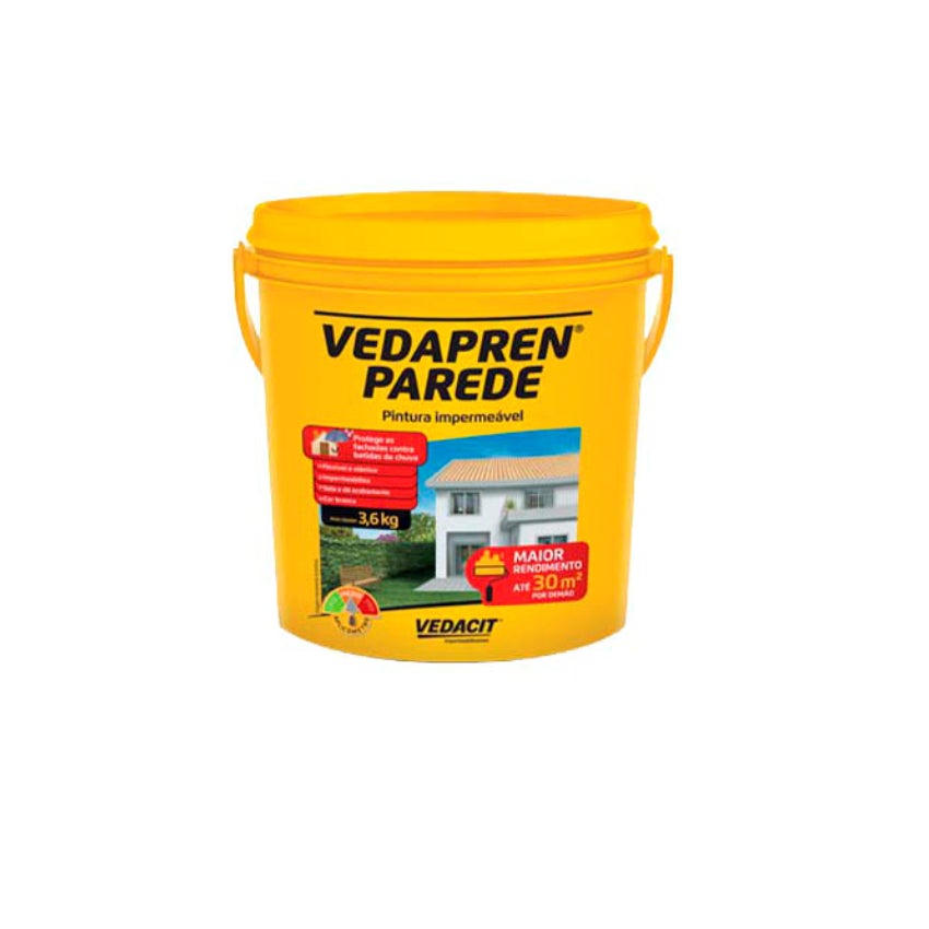 IMPERM PAREDE BCO 3,6L VEDAPREN VEDACIT