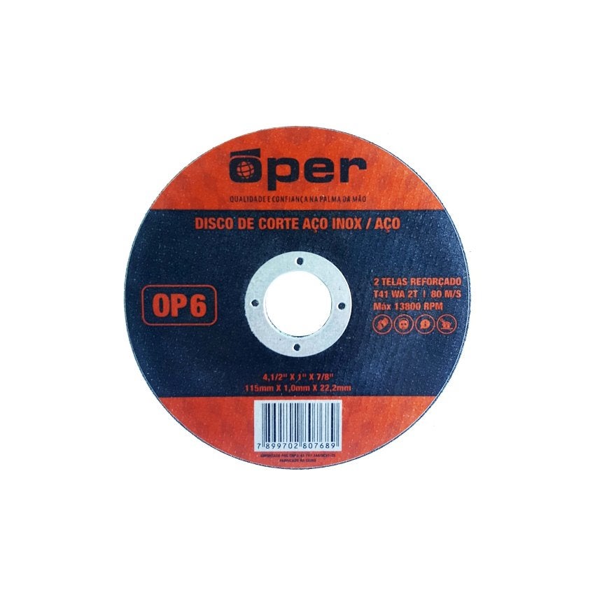 DISCO CORTE INOX 9X5/64X7/8 OPER