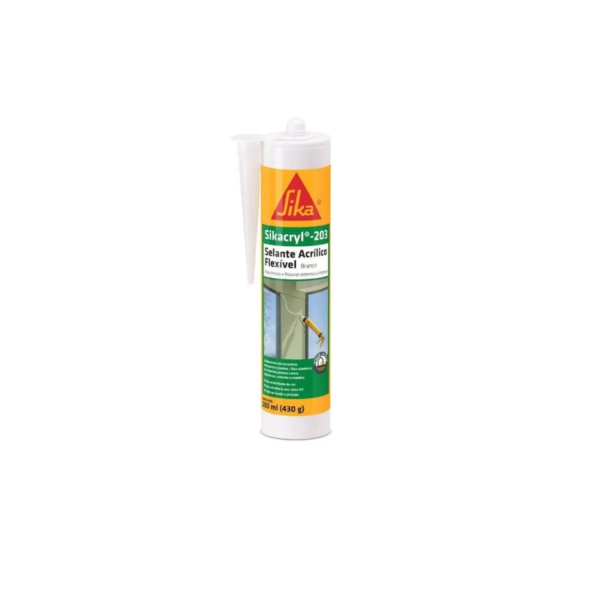 SELA TRINCA 280ML BCO SIKACRYL SIKA