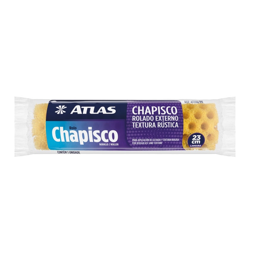 ROLO TEXTURA S/CB 23CM CHAPISCO/RUSTICA ATLAS