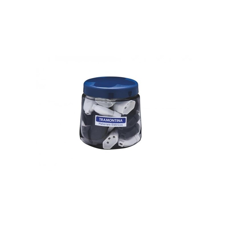 PINO FEMEA 2P+T 20A PTO/BCO TRAMONTINA