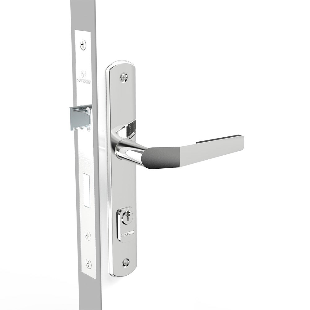 FECHADURA EXT ALAV CROM SERRALHEIRO 20MM SOPRANO