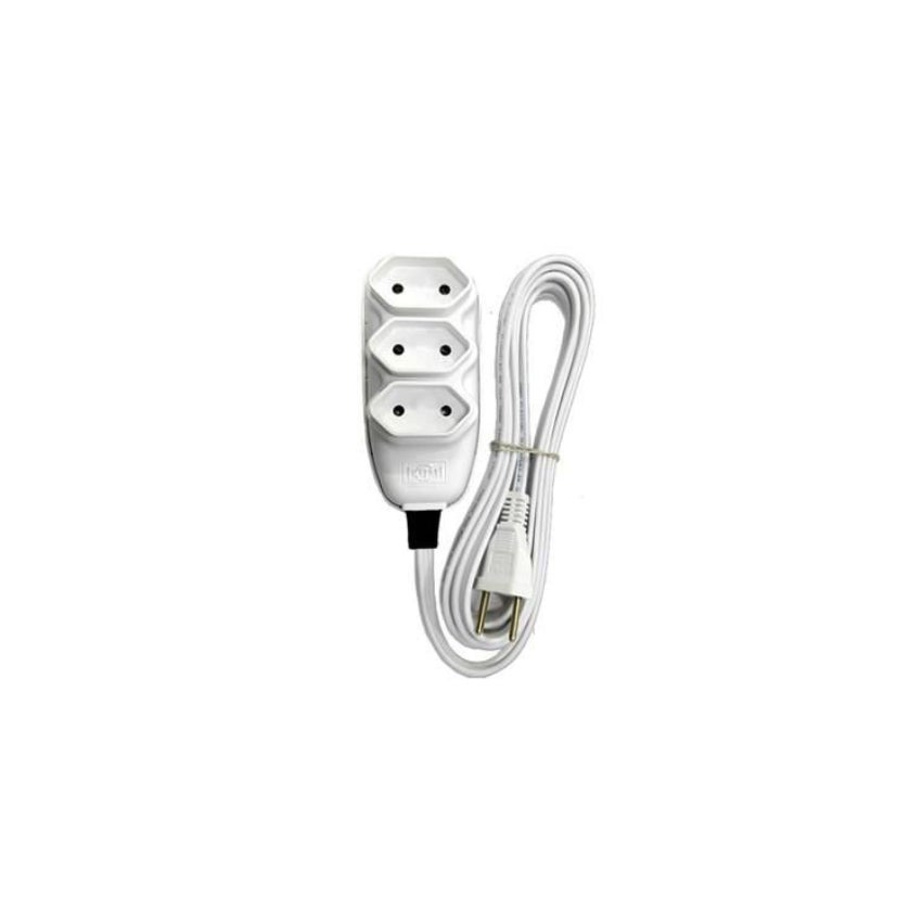 EXTENSAO ELETRICA PL 05MT PTO 2P 2X0,75 ILUMI