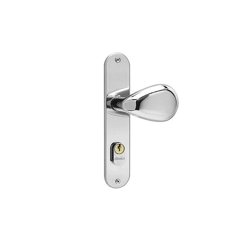 FECHADURA EXT TACO GOLF INOX 2600/80 ALIANCA