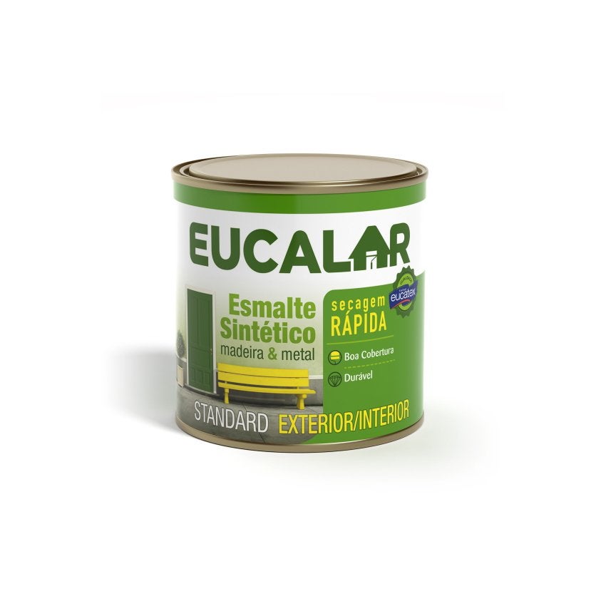ESMALTE 3,6L BRILHANTE EUCALAR ALUM EUCATEX