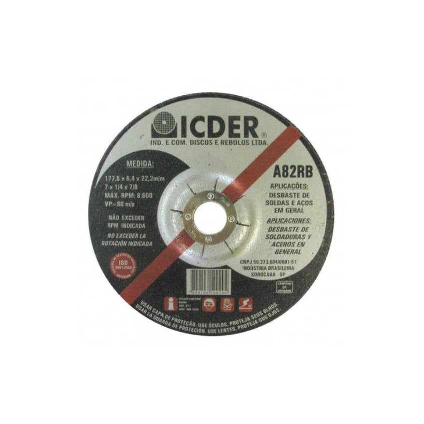 DISCO DESBASTE 4.1/2X1/4X7/8 ICD