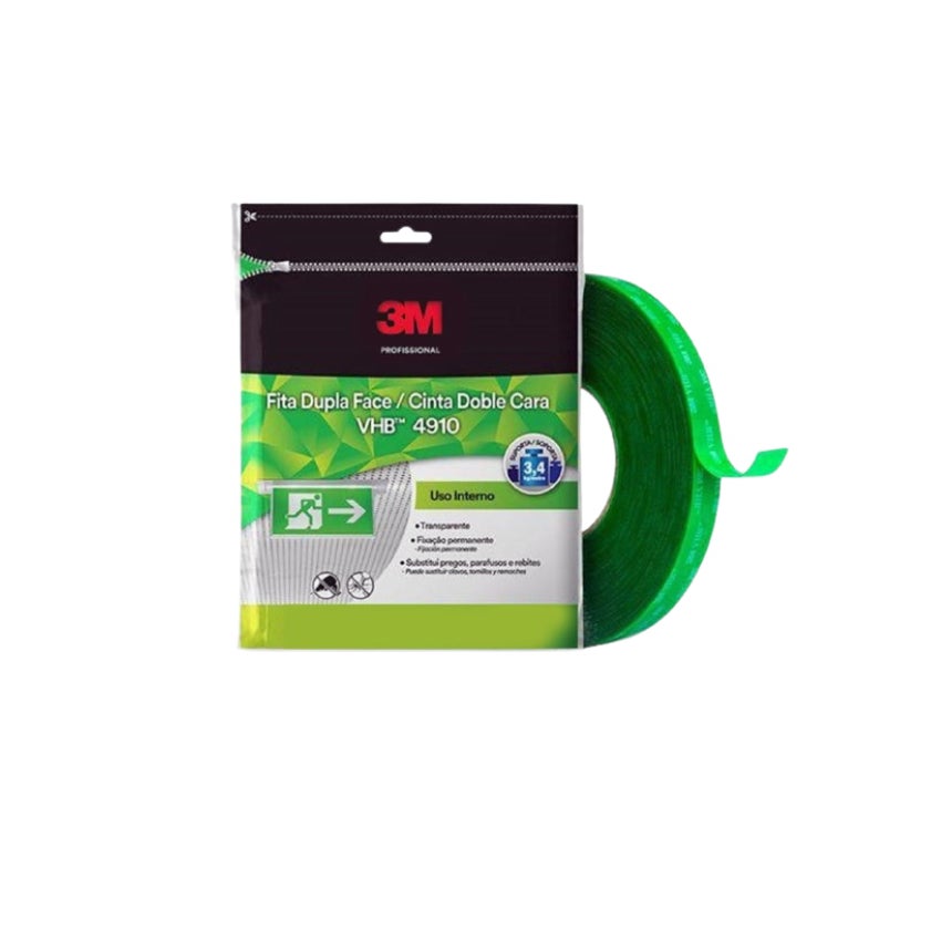 FITA ADESIVA DUPLA FACE TRANSP 20MTX19MM 3M