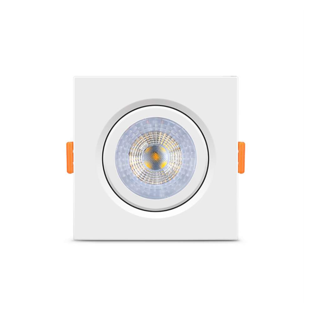 SPOT LED EMBUTIR QUAD 07W AMA 2700K ELGIN